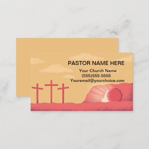 Profesional Pastor  Business Card
