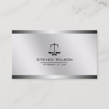 Profession Attorney At Law White Black Legal Scale Business Card by tsrao100 at Zazzle