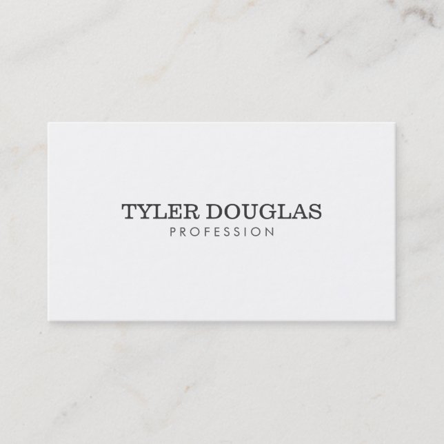 Profession Business Card (Front)