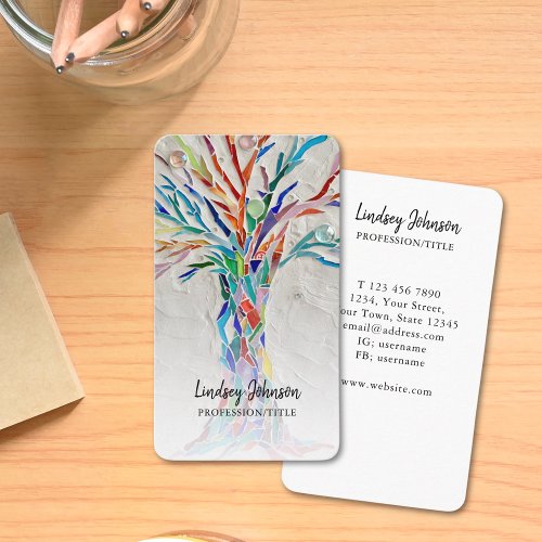 Profession Colorful Business Card