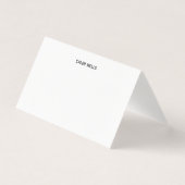 Profession Plain Simple White Attractive (Front)