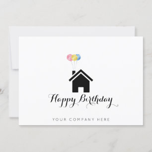 Profession Real Estate Happy Birthday Realtor Card
