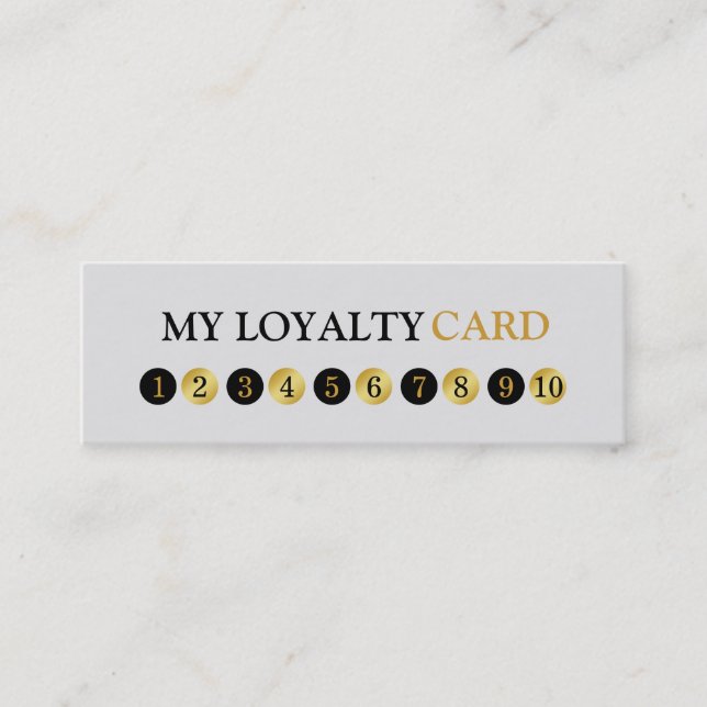 Professional 10 Punch Customer Loyalty (Front)