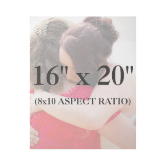 Professional 16x20 Add Your Photo Template Gallery Wrap