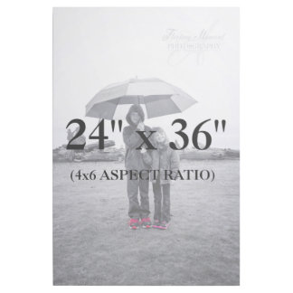 Professional 24x36 Add Your Photo Template Gallery Wrap