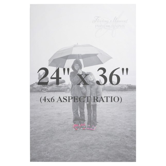 Professional 24x36 Add Your Photo Template Gallery Wrap (Front)