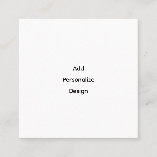Professional 2.5" x 2.5" Flat Appointment Card