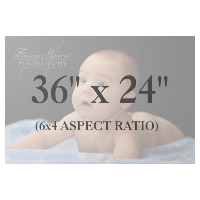 Professional 36x24 Add Your Photo Template Gallery Wrap (Front)