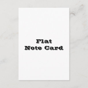 Professional 3.5" x 5" Squared Flat Note Card