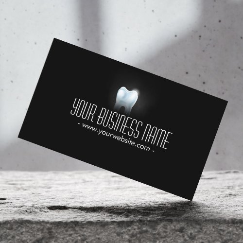 Professional 3D Tooth Dental Dentist Business Card