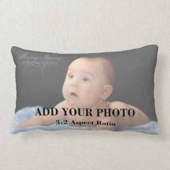 Professional 3x2 Aspect Ratio Photo Template Lumbar Pillow by AFleetingMoment at Zazzle
