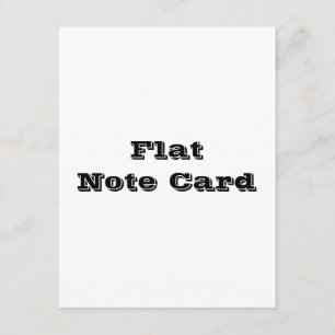 Professional 4.25" x 5.5" Squared Flat Note Card