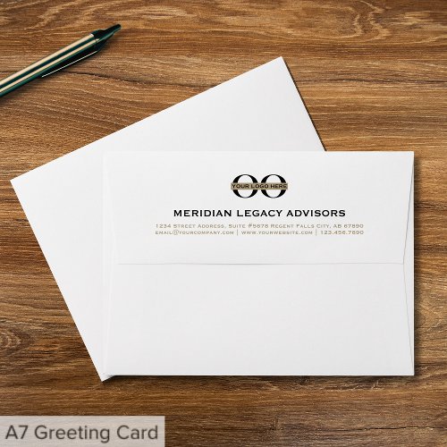 Professional A7 Envelope with Logo