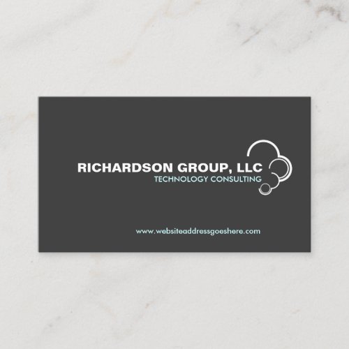 ABSTRACT CLOUD LOGO Business Card