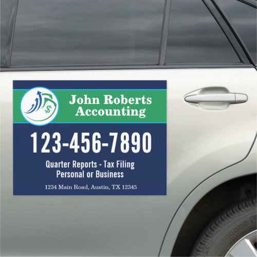 Professional Accountant Business Car Magnet