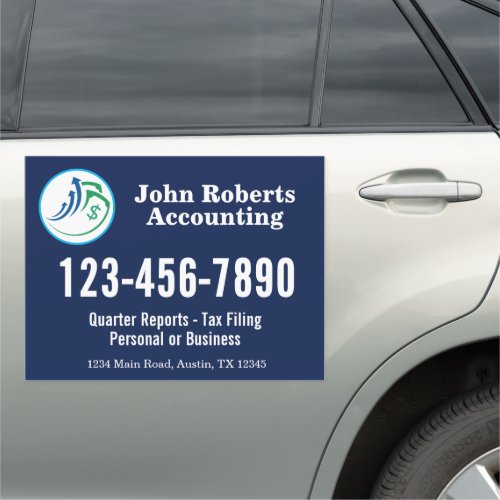 Professional Accountant Business Car Magnet