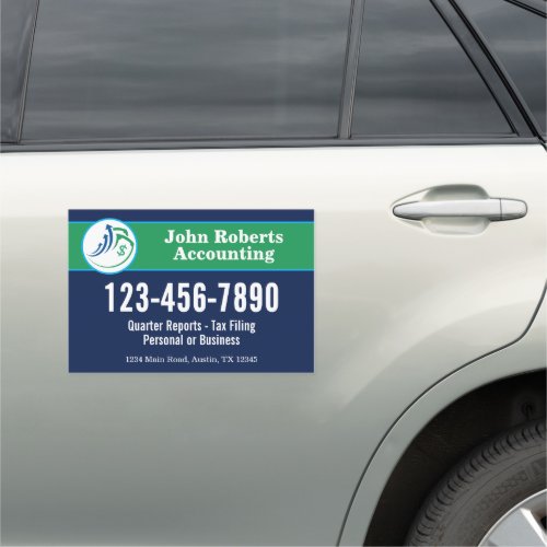 Professional Accountant Business Car Magnet