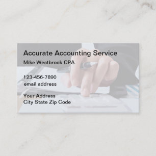Professional Accountant Classic Business Cards