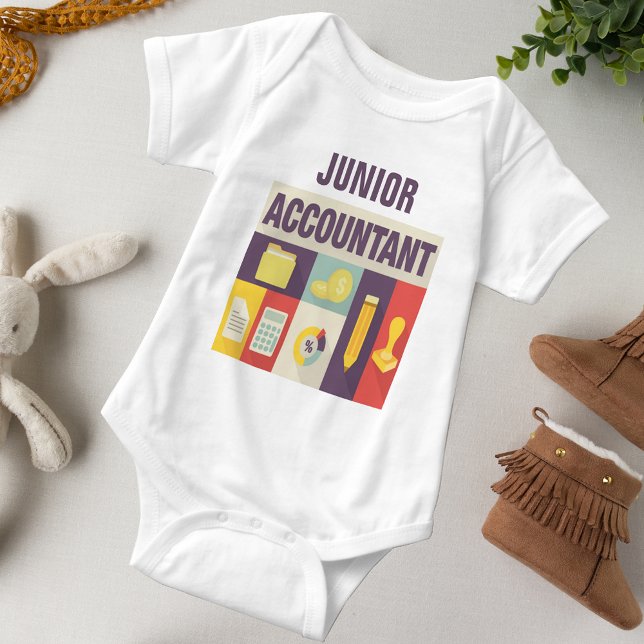 Professional Accountant Iconic Design Baby Bodysuit (Creator Uploaded)
