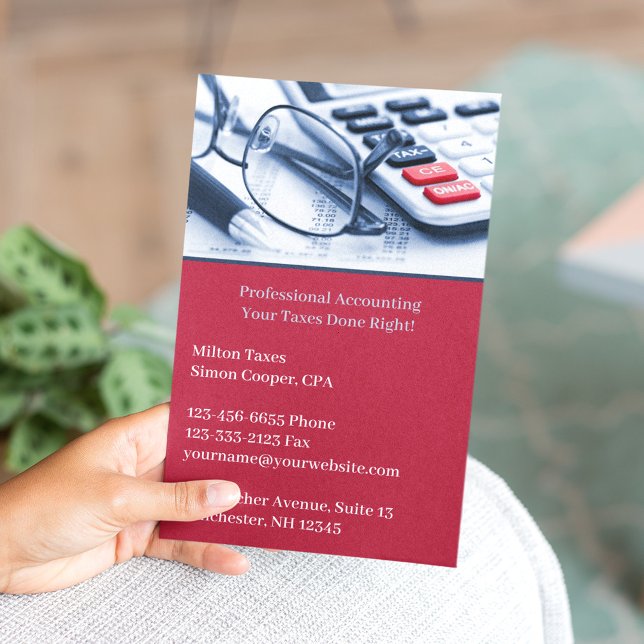 Professional Accountant Services Flyer Template (Creator Uploaded)