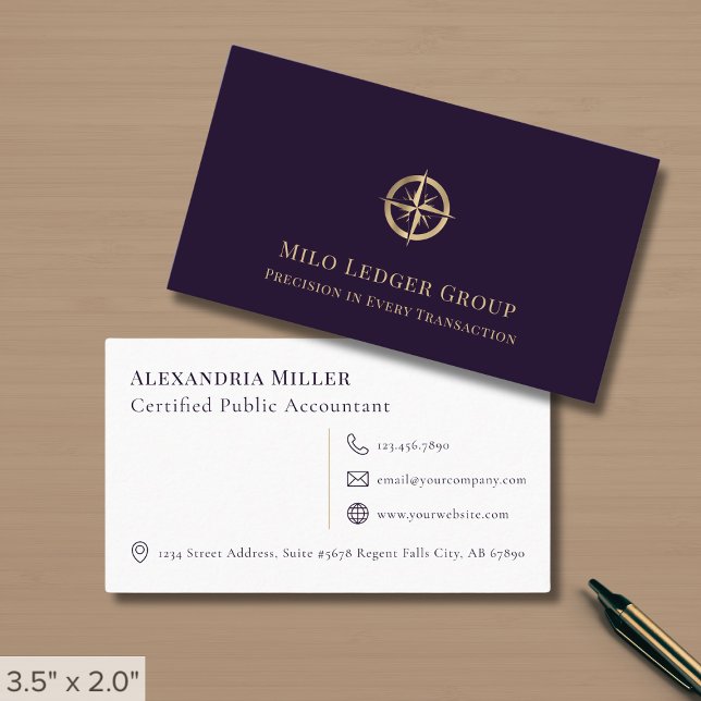 Professional Accounting Services Business Card (Creator Uploaded)