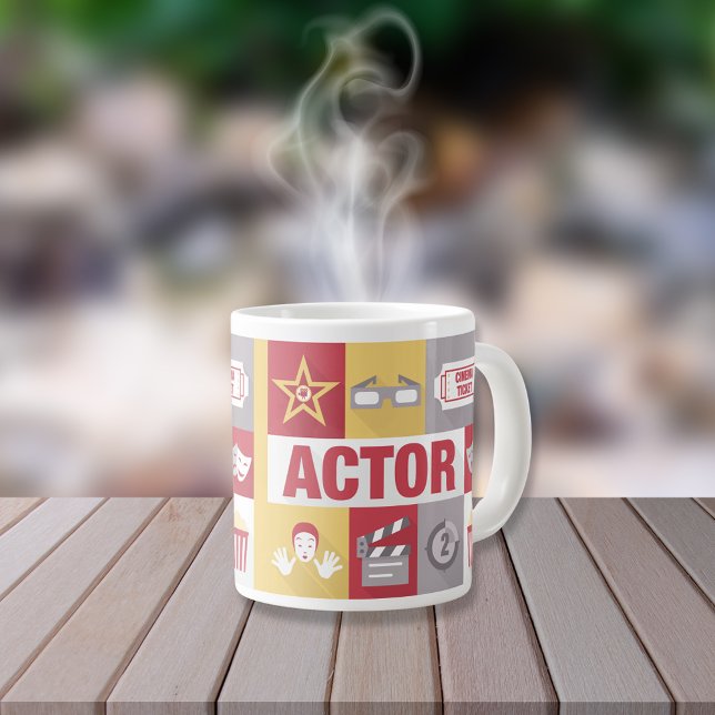 Professional Actor Iconic Designed Giant Coffee Mug (Creator Uploaded)