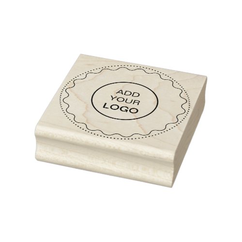 Professional Add Your Logo Customized Curved  Rubber Stamp