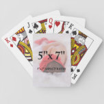 Professional Add Your Photo 5 X 7 Aspect Ratio Playing Cards at Zazzle