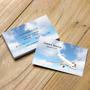 Professional Airline Pilot, Custom Aviation Card