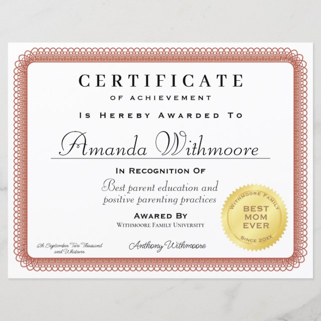 Professional and fake diploma certificate (Front)