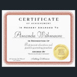 Professional and fake diploma certificate<br><div class="desc">Professional college graduation certificate. Fun way to reward a loved one ( best dad ever,  best mom ever). Original a professional way to thank someone for their support ( best teacher ever,  best nurse ever,  best friend ever..) ... easily add your own information,  edit the text... </div>