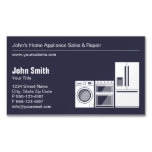 Professional Appliance Repair, Service And Sale Business Card Magnet at Zazzle
