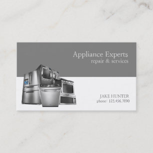 Professional Appliances Service & Repair Business Card