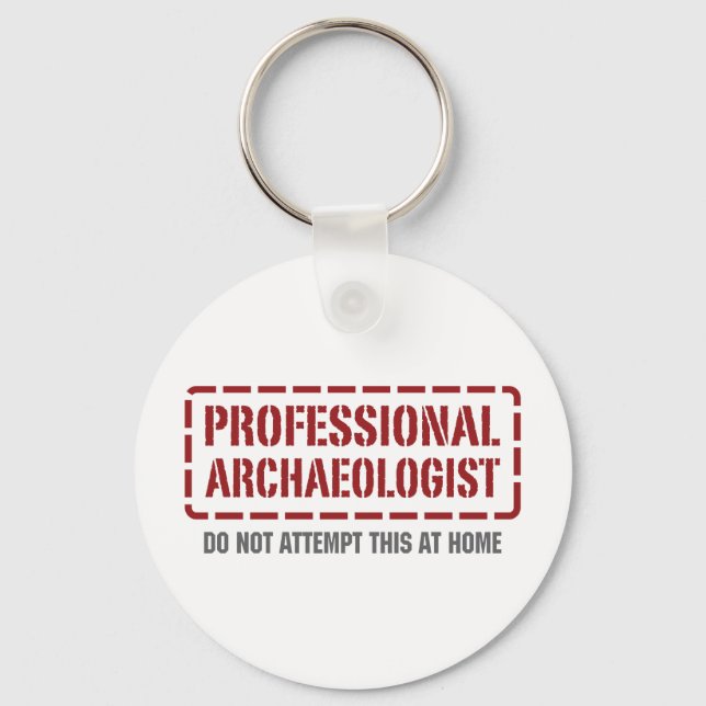 Professional Archaeologist Keychain (Front)