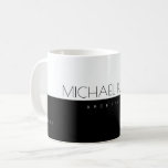 professional (architect) half-black half-white coffee mug professional (architect) half-black half-white coffee mug