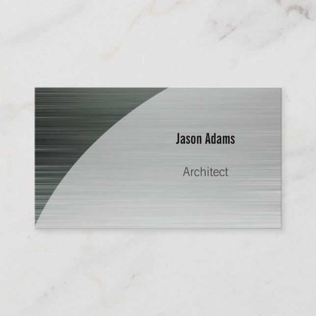 Professional Architect | Modern Gifts Business Card (Front)