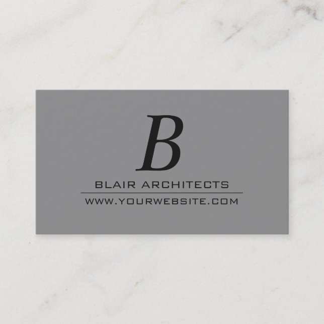 Professional Architects Business Card (Front)