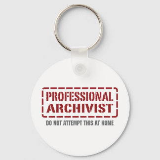 Professional Archivist Keychain