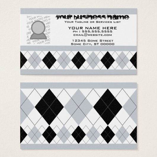 professional argyle (Front & Back)