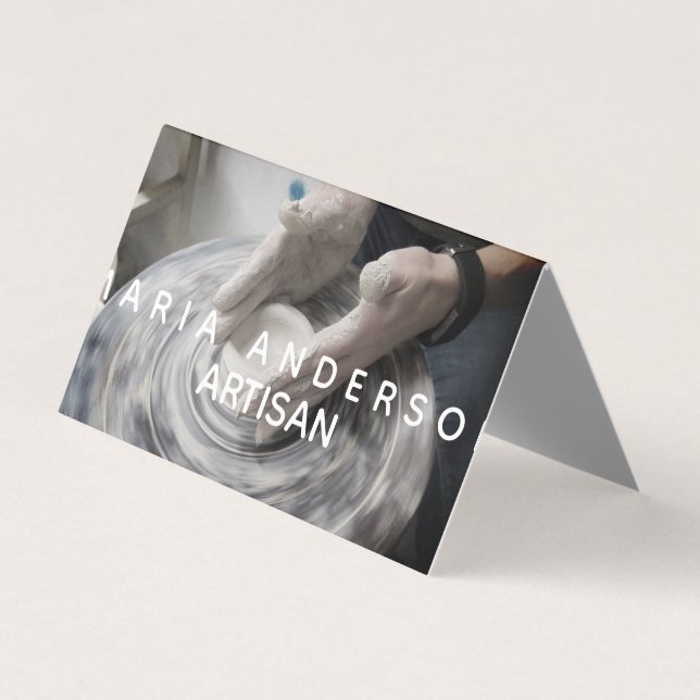 Professional Artistan Business Card (Front)