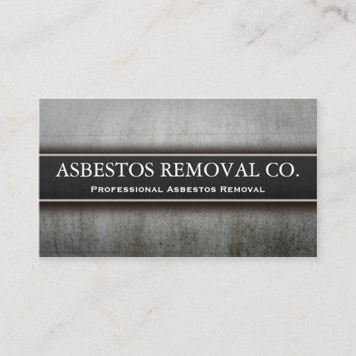 Professional Asbestos Removal Business Card