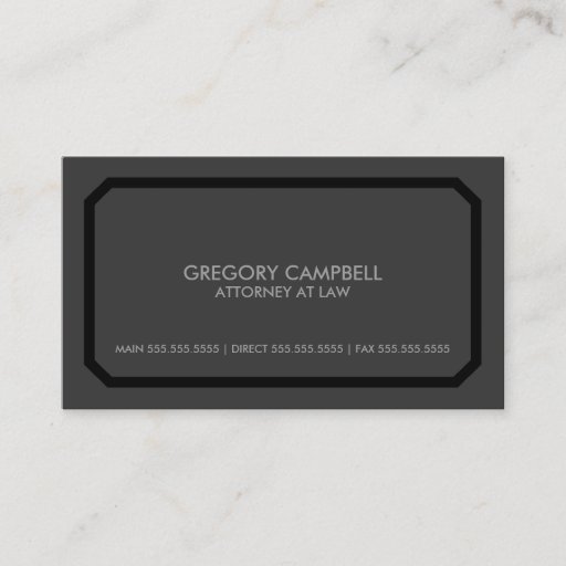 Customizable Professional / Attorney Business Cards