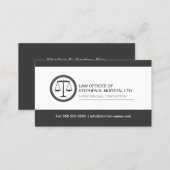 Professional Attorney Business Card (Front/Back)