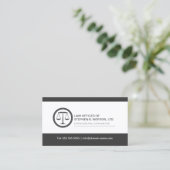 Professional Attorney Business Card (Standing Front)