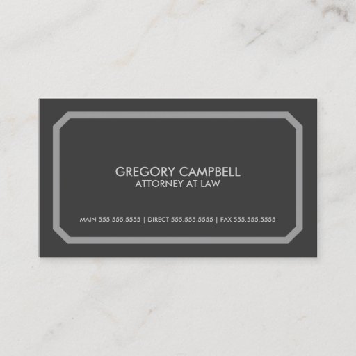 Customizable Professional / Attorney Business Cards