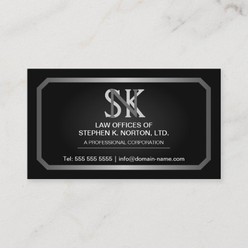 Professional Attorney Business Cards