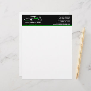 Professional Auto Body Paint Shop Automotive Letterhead