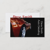 Professional Auto Detailer Business Card (Front/Back)