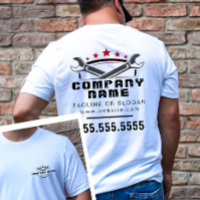 Professional Auto Repair Cool Red Logo Mechanic