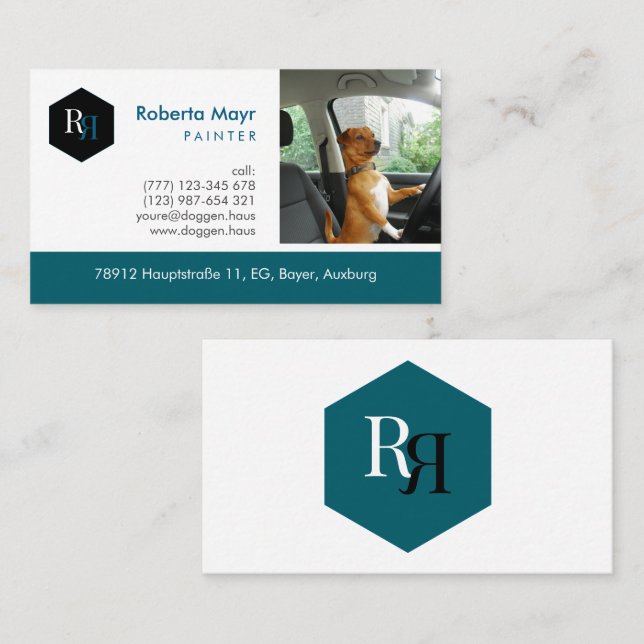 Professional Automatic Logo  Business Card (Front/Back)